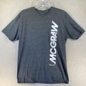 Tim McGraw Band T Shirt Adult Large Gray McGraw 2022‎ Tour Short Sleeve